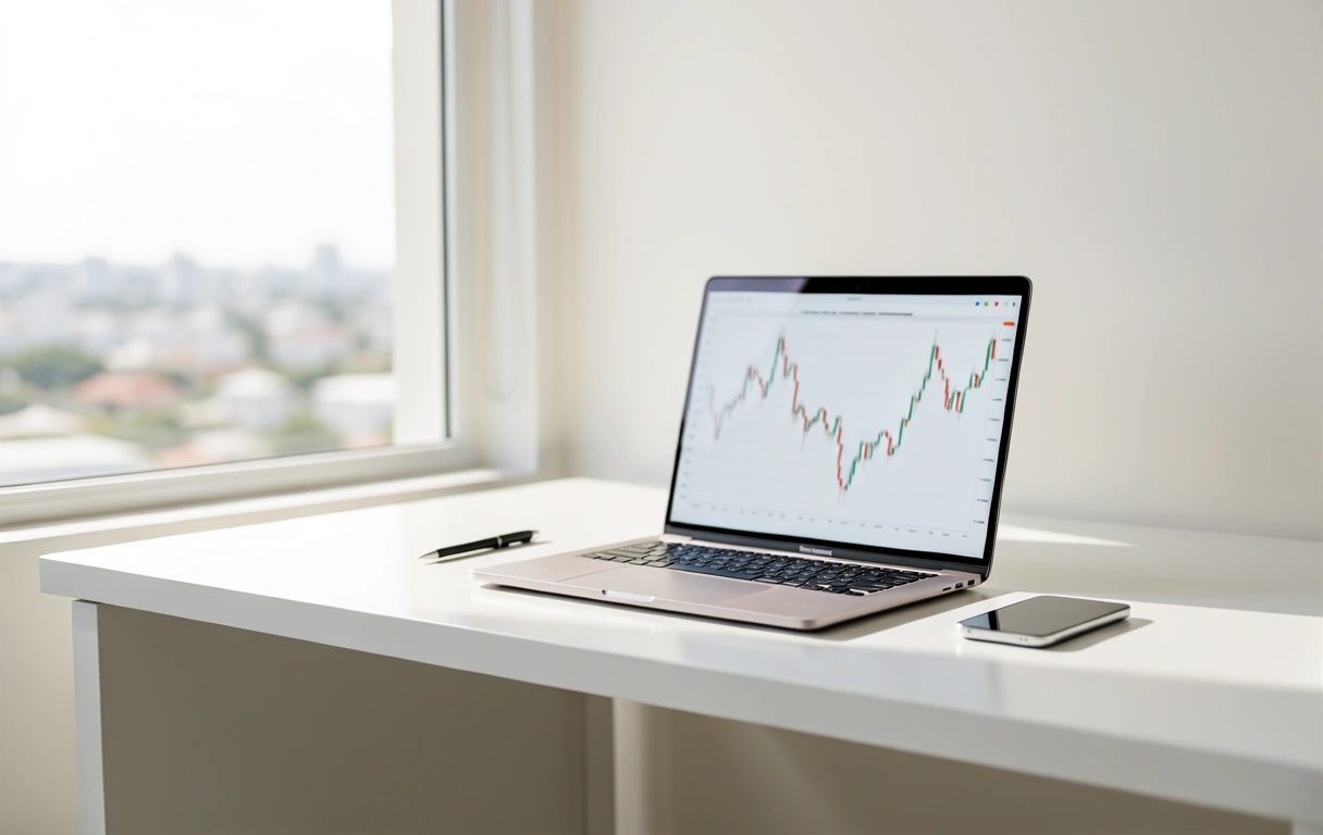 Ambiente de análise financeira profissional