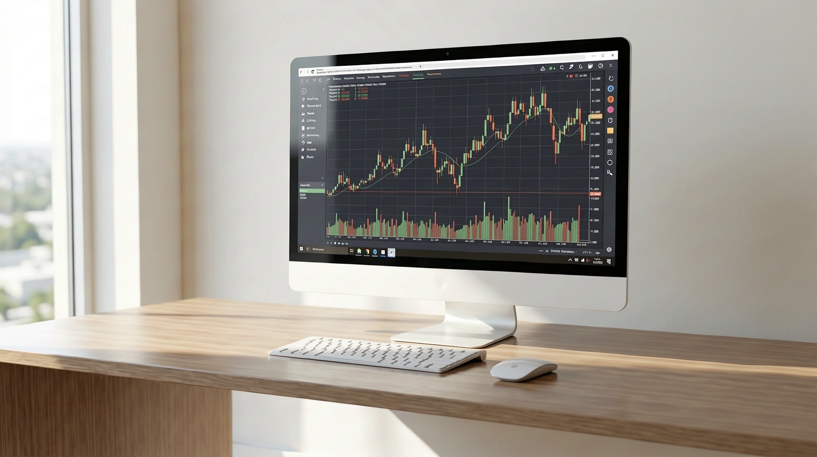 Interface de análise técnica profissional